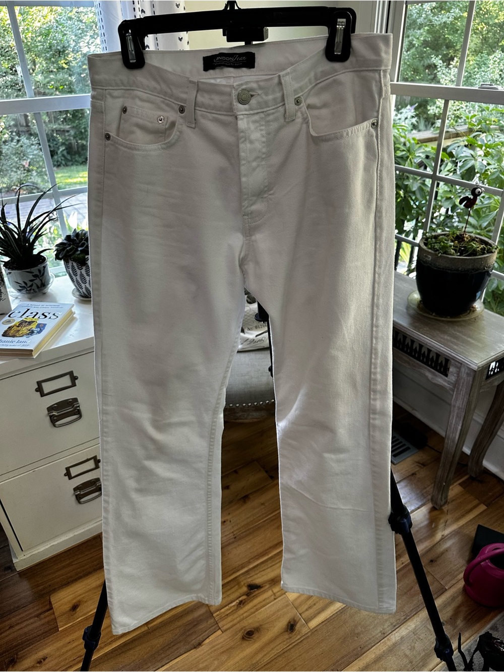 London Jean Straight Leg White Jeans